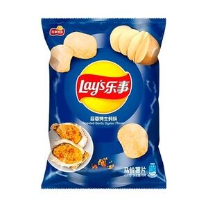 Lay's Roasted Garlic Oyster Flavor Chips